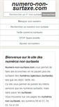 Mobile Screenshot of numero-non-surtaxe.com